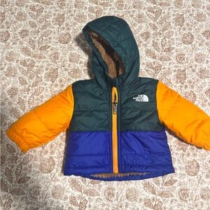 The North Face Kids/Baby Coat Jacket 3-6 mo. Green, Orange, Blue